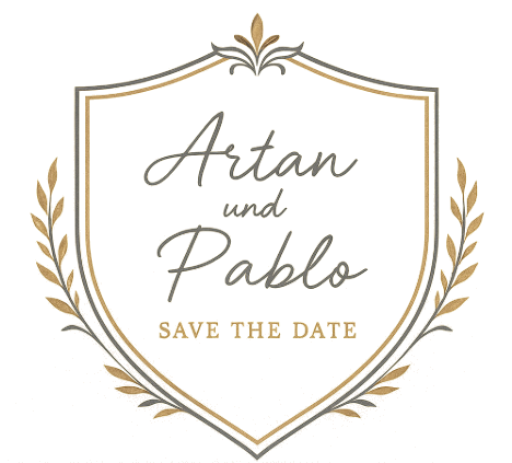 Wappen Artan und Pablo – Save the Date